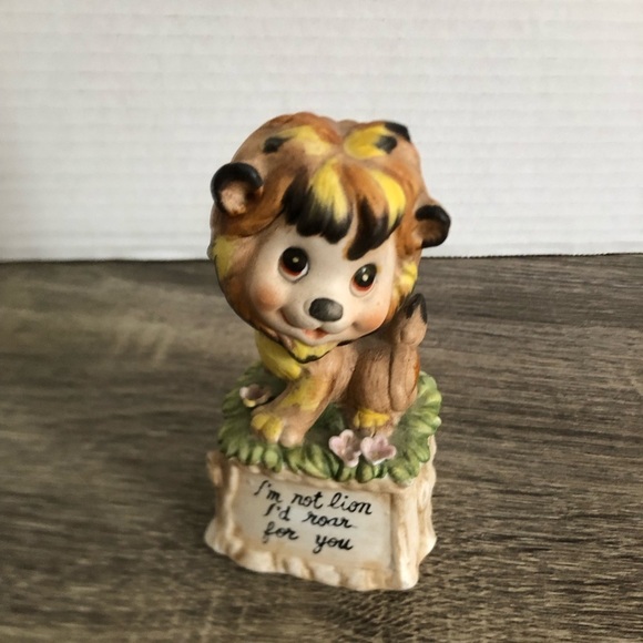 Vtg Anthropomorphic Lion Figurine - Picture 1 of 13